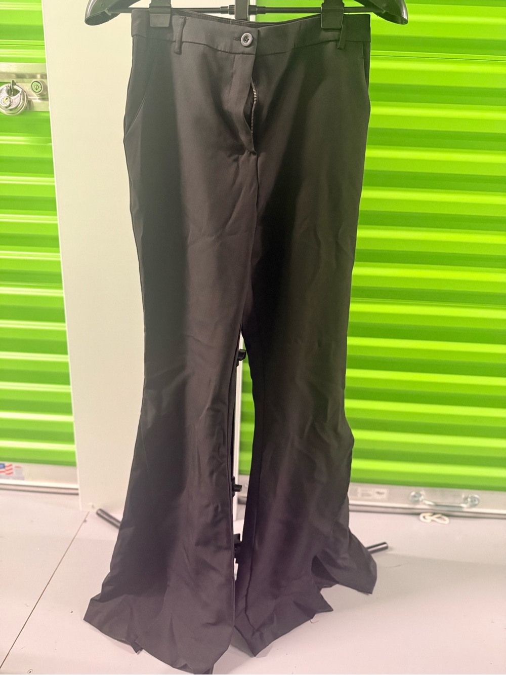 Women’s Black Flared Dress Pants